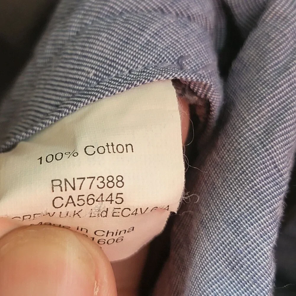 J. Crew Bowery 100% Cotton Men's Gray Chinos Slack Pants 31W x 32L